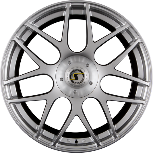 Schmidt REVOLUTION Gambit Highgloss Silber mit Centerlock Deckel Alufelge 11.5x22 Zoll ET10 LK 5x115 ML71.5