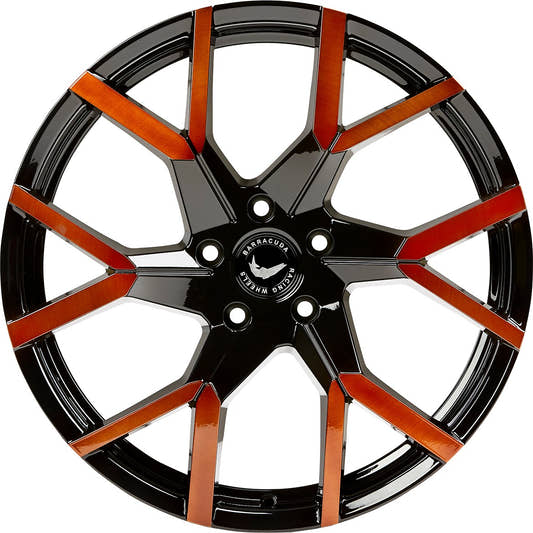 Barracuda Tzunamee EVO black gloss flashcopper Alufelge 8.5x19 Zoll ET33 LK 5x112 ML73.1 – Bild 2