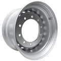 TIA wheels Stahlfelge 11.75x22.5 Zoll 10/335/281 ET0 M22 26 MZ Silber RAL9006 lackiert