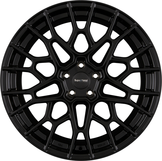 SuperMetal Cell Glossy Black Alufelge 9x20 Zoll ET45 LK 5x120 ML65.1