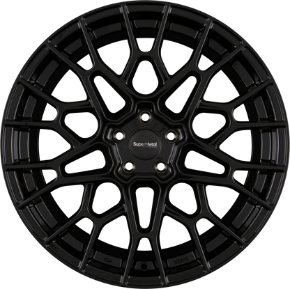 SuperMetal Cell Glossy Black Alufelge 9x20 Zoll ET45 LK 5x120 ML65.1