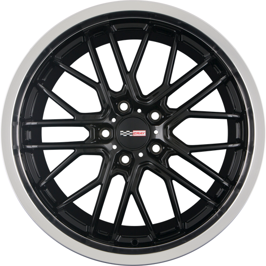 Cray Eagle Gloss Black W/ Mirror Cut Lip Alufelge 10.5x20 Zoll ET69 LK 5x120.65 ML70.2