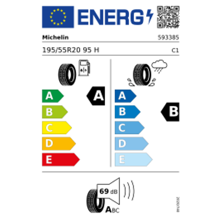Michelin Primacy 3 XL DOT21 195/55 R20 95H Sommer DOT 21 – Bild 3