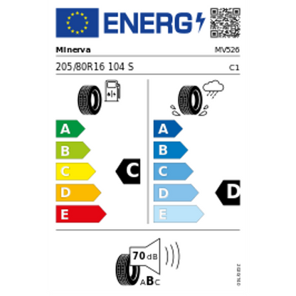Minerva RF 07 XL 205/80 R16 104S Sommer – Bild 2