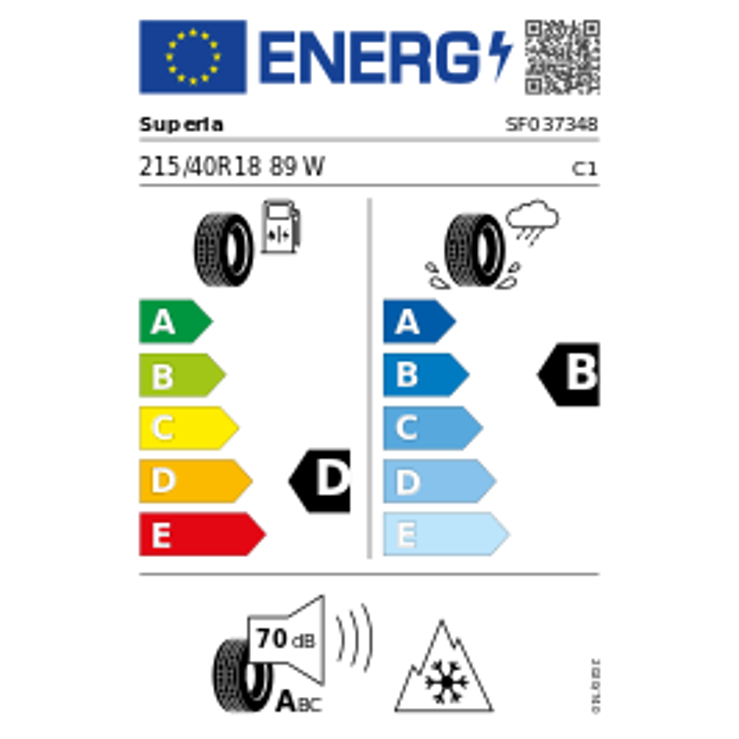 Superia Ecoblue2 4S XL 3PMSF 215/40 R18 89W Ganzjahr – Bild 2