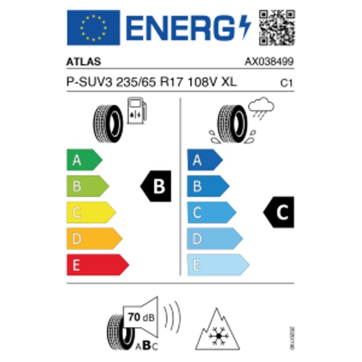Atlas Polarbear SUV 3 235/65 R17 108V Winter – Bild 2