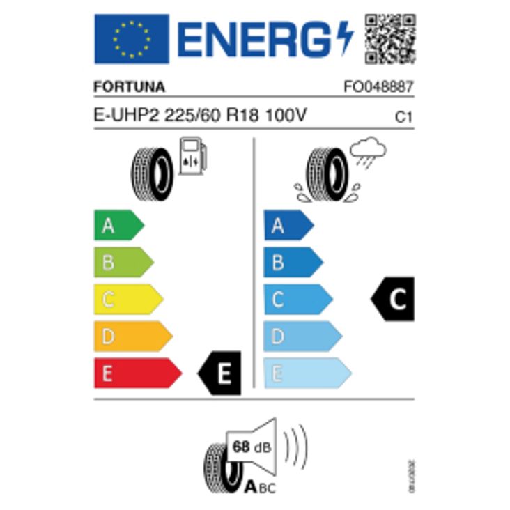 Fortuna Ecoplus UHP 2 225/60 R18 100V Sommer – Bild 2