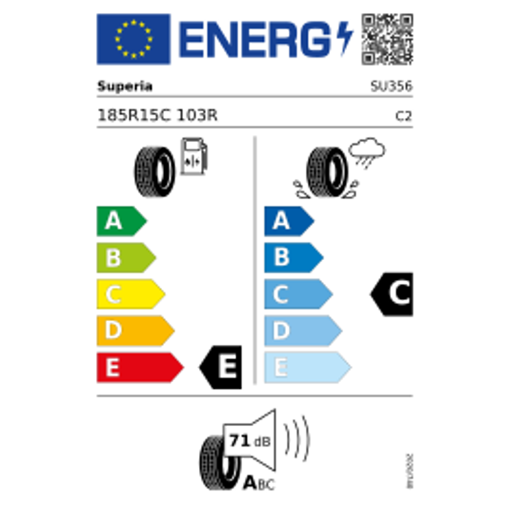 Superia Ecoblue Van 2 185R15C 103/102R Sommer – Bild 3