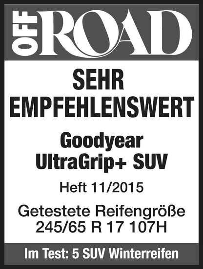 Goodyear Ultra Grip + SUV 245/65 R17 107H Winter – Bild 2