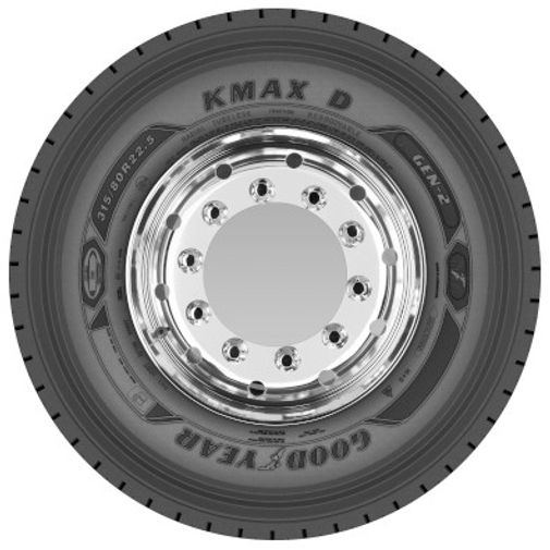 Goodyear Kmax D Gen-2 315/70 R22.5 154L Ganzjahr – Bild 2