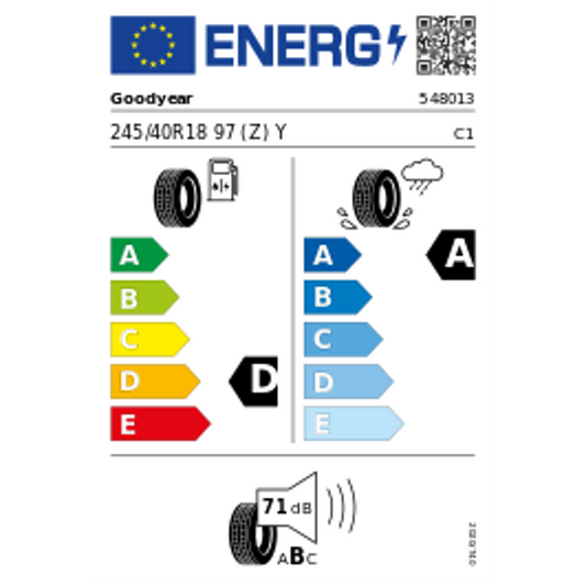 Goodyear Eagle F1 Supersport FP XL 245/40 R18 97Y Sommer – Bild 2