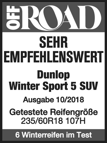 Dunlop Winter Sport 5 SUV MFS XL 3PMSF DOT17 275/40 R20 106V Winter DOT DOT17 – Bild 3