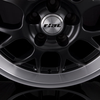 Rial Nogaro Racing-Schwarz Hornpoliert Alufelge 8x18 Zoll ET40 LK 5x114.3 ML70.1 – Bild 3