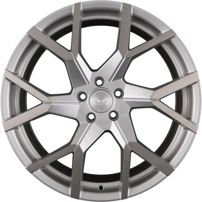 Barracuda Tzunamee EVO silver brushed Alufelge 8.5x19 Zoll ET35 LK 5x108 ML73.1 – Bild 3