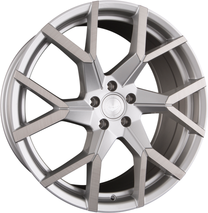 Barracuda Tzunamee EVO silver brushed Alufelge 8.5x19 Zoll ET35 LK 5x108 ML73.1 – Bild 4
