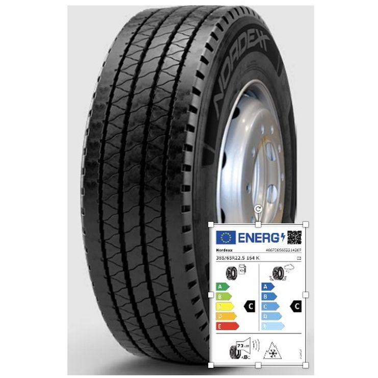 Nordexx Komplettrad 385/65R22.5 164K Multi 10 (CC73B) auf Felge 10/335/281 ET0 Silber