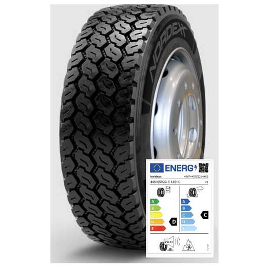 Nordexx Komplettrad 445/65R22.5 169K MultiCon 10 (DC73B) auf Felge 10/335/281 ET0 MZ Silber