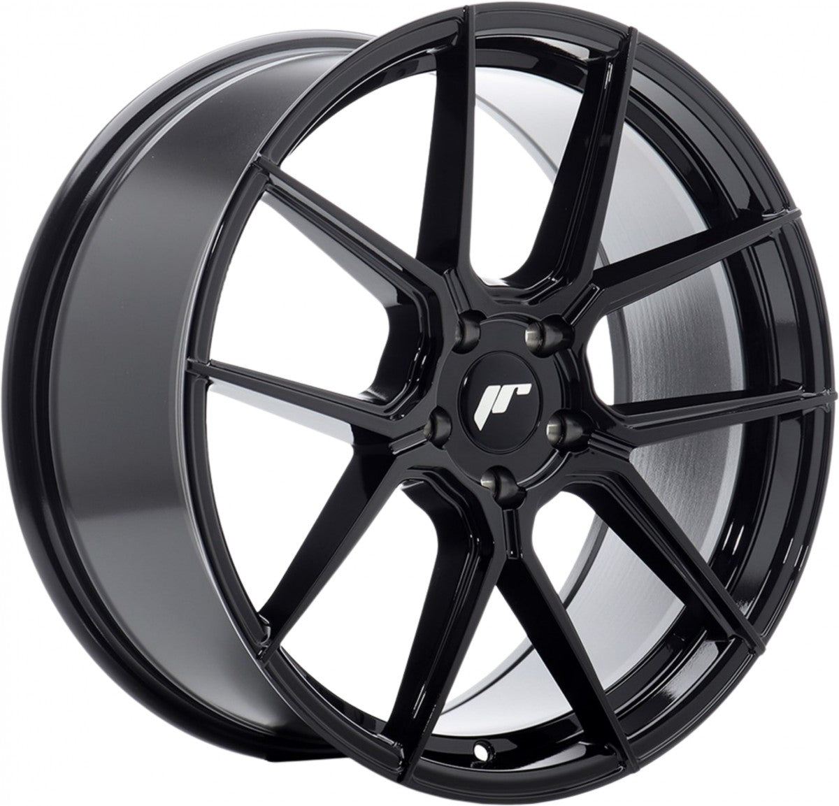 Japan Racing Wheels JR30 gloss black Alufelge 8x17 Zoll ET40 LK 5x112 ML66.6