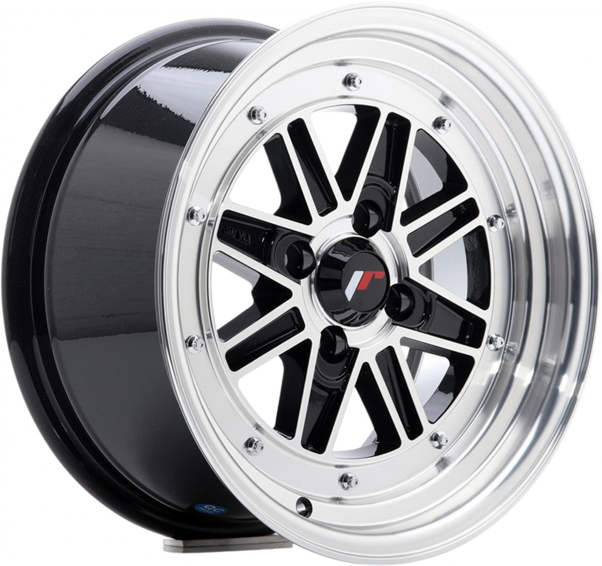 Japan Racing Wheels JR31 gloss black machined face Alufelge 7.5x15 Zoll ET20 LK 4x100 ML73.1