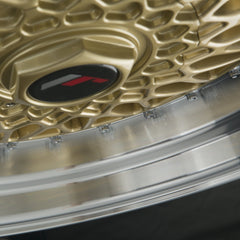Japan Racing Wheels JR9 Gold Alufelge 8x16 Zoll ET25 LK 4x100 ML74.1