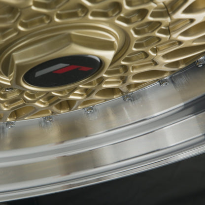 Japan Racing Wheels JR9 Gold Alufelge 8x16 Zoll ET25 LK 4x100 ML74.1