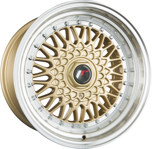 Japan Racing Wheels JR9 Gold Alufelge 10x17 Zoll ET20 LK 5x120 ML74.1 – Bild 2