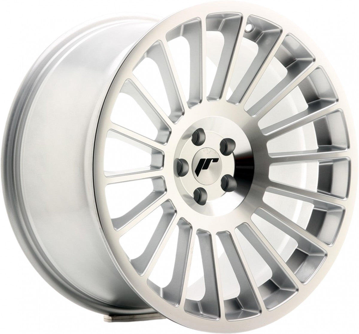 Japan Racing Wheels JR16 silver machined face Alufelge 10x19 Zoll ET35 LK 5x100 ML74.1