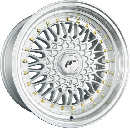 Japan Racing Wheels JR9 Silver Alufelge 7.5x17 Zoll ET35 LK 4x114.3 ML74.1 – Bild 2