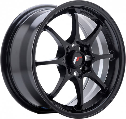 Japan Racing Wheels JR5 matt black Alufelge 7x15 Zoll ET35 LK 4x100 ML73.1