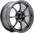 Japan Racing Wheels JR5 matt gun metal Alufelge 8x15 Zoll ET28 LK 4x100 ML73.1
