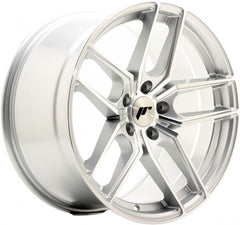 Japan Racing Wheels JR25 silver machined face Alufelge 9.5x18 Zoll ET40 LK 5x112 ML66.6