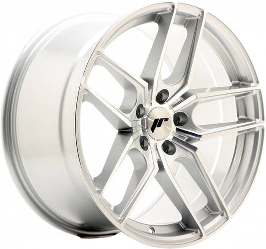 Japan Racing Wheels JR25 silver machined face Alufelge 8.5x19 Zoll ET35 LK 5x120 ML72.6