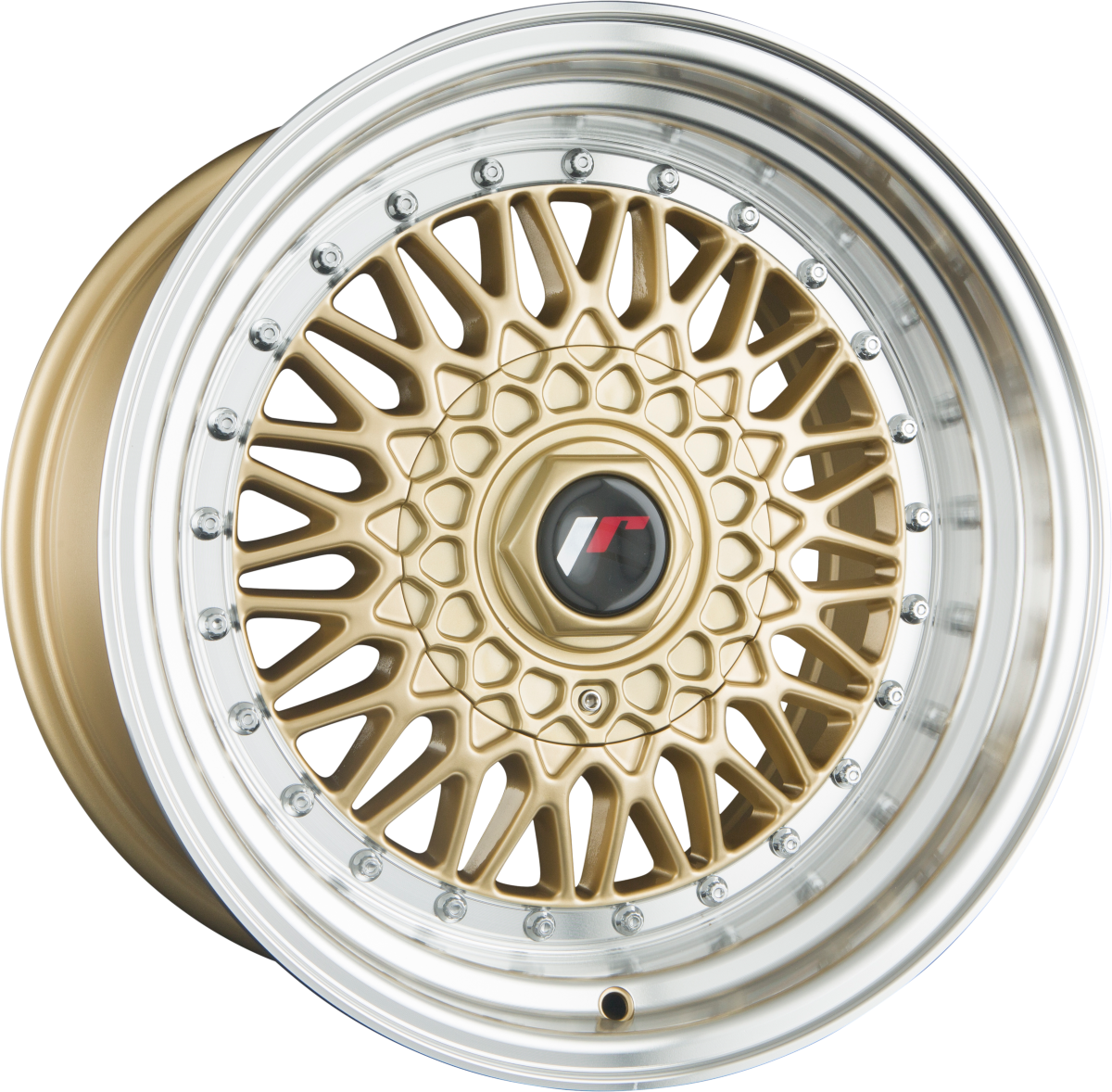 Japan Racing Wheels JR9 Gold Alufelge 8.5x17 Zoll ET35 LK 5x114.3 ML74.1 – Bild 2