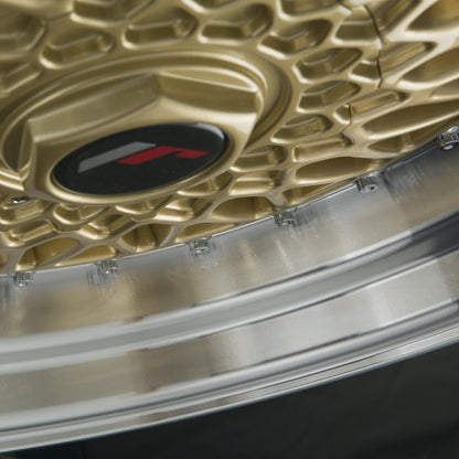 Japan Racing Wheels JR9 Gold Alufelge 8.5x17 Zoll ET35 LK 5x114.3 ML74.1 – Bild 3