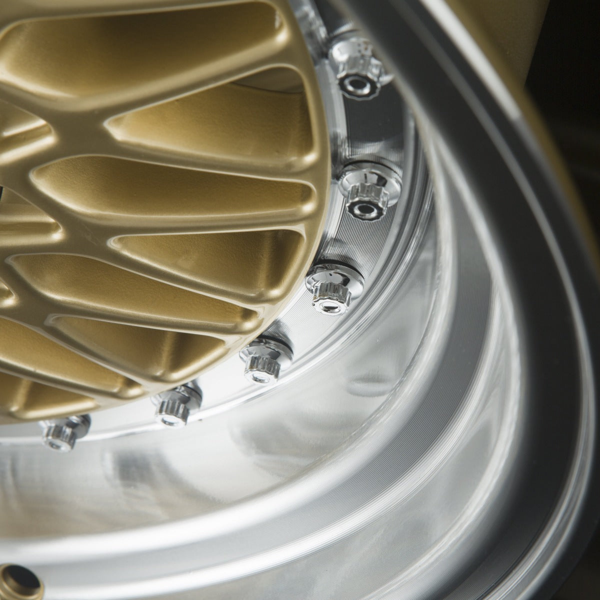 Japan Racing Wheels JR9 Gold Alufelge 8.5x17 Zoll ET35 LK 5x114.3 ML74.1 – Bild 5