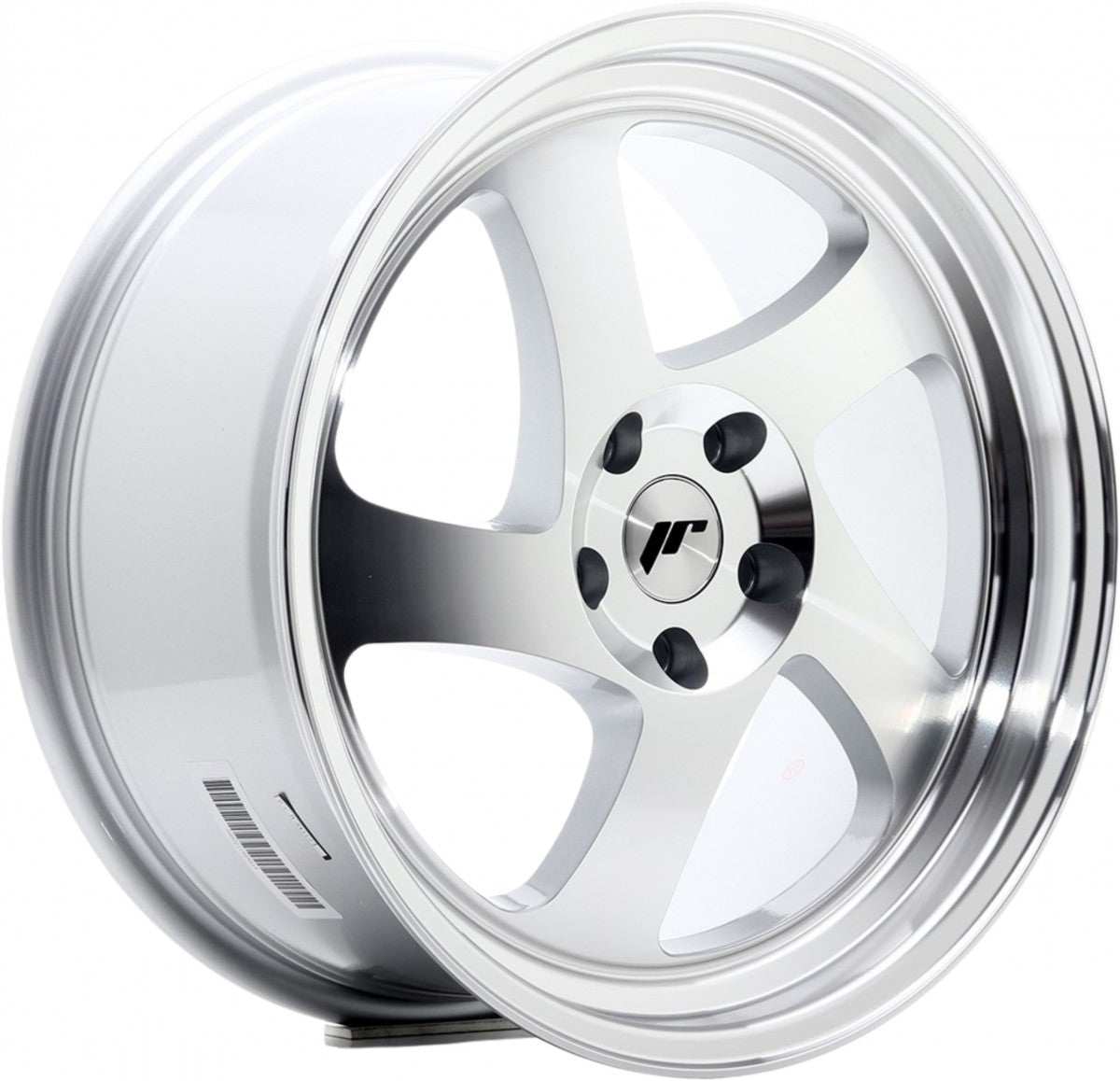 Japan Racing Wheels JR15 silver machined face Alufelge 8.5x18 Zoll ET40 LK 5x112 ML66.6