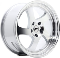 Japan Racing Wheels JR15 silver machined face Alufelge 8.5x18 Zoll ET40 LK 5x112 ML66.6