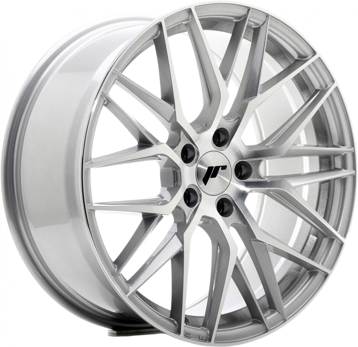 Japan Racing Wheels JR28 silver machined face Alufelge 8x17 Zoll ET40 LK 4x100 ML67.1