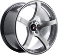 Japan Racing Wheels JR32 hyper black Alufelge 8.5x18 Zoll ET38 LK 5x114.3 ML74.1