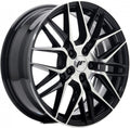 Japan Racing Wheels JR28 gloss black machined face Alufelge 8.5x18 Zoll ET40 LK 5x112 ML66.6