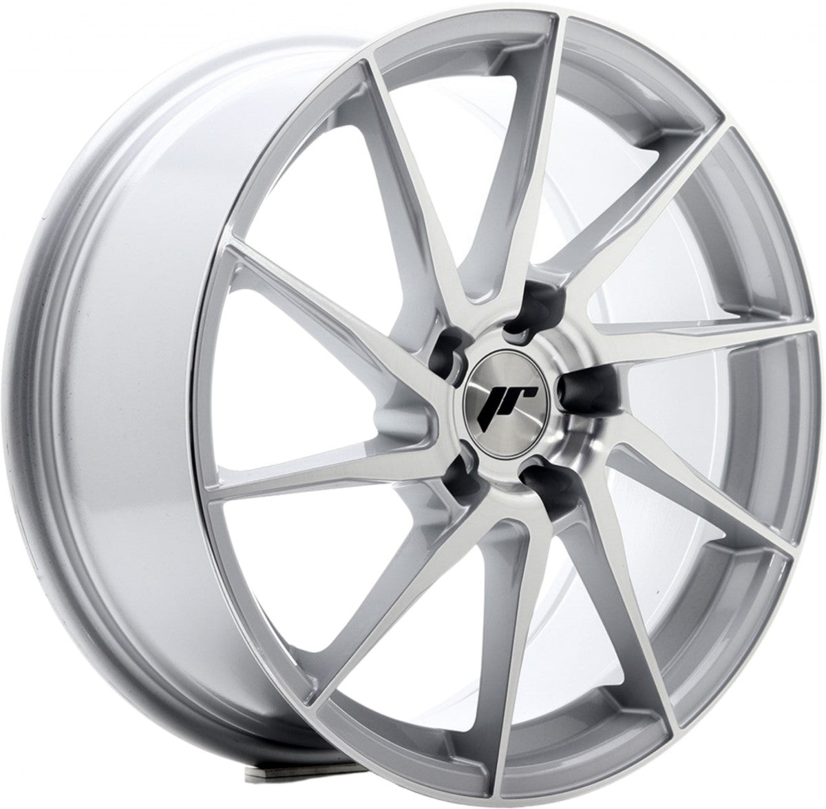 Japan Racing Wheels JR36 silver brushed face Alufelge 8x18 Zoll ET35 LK 5x120 ML72.6