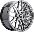 Japan Racing Wheels JR28 hyper black Alufelge 7x17 Zoll ET35 LK 5x100 ML67.1