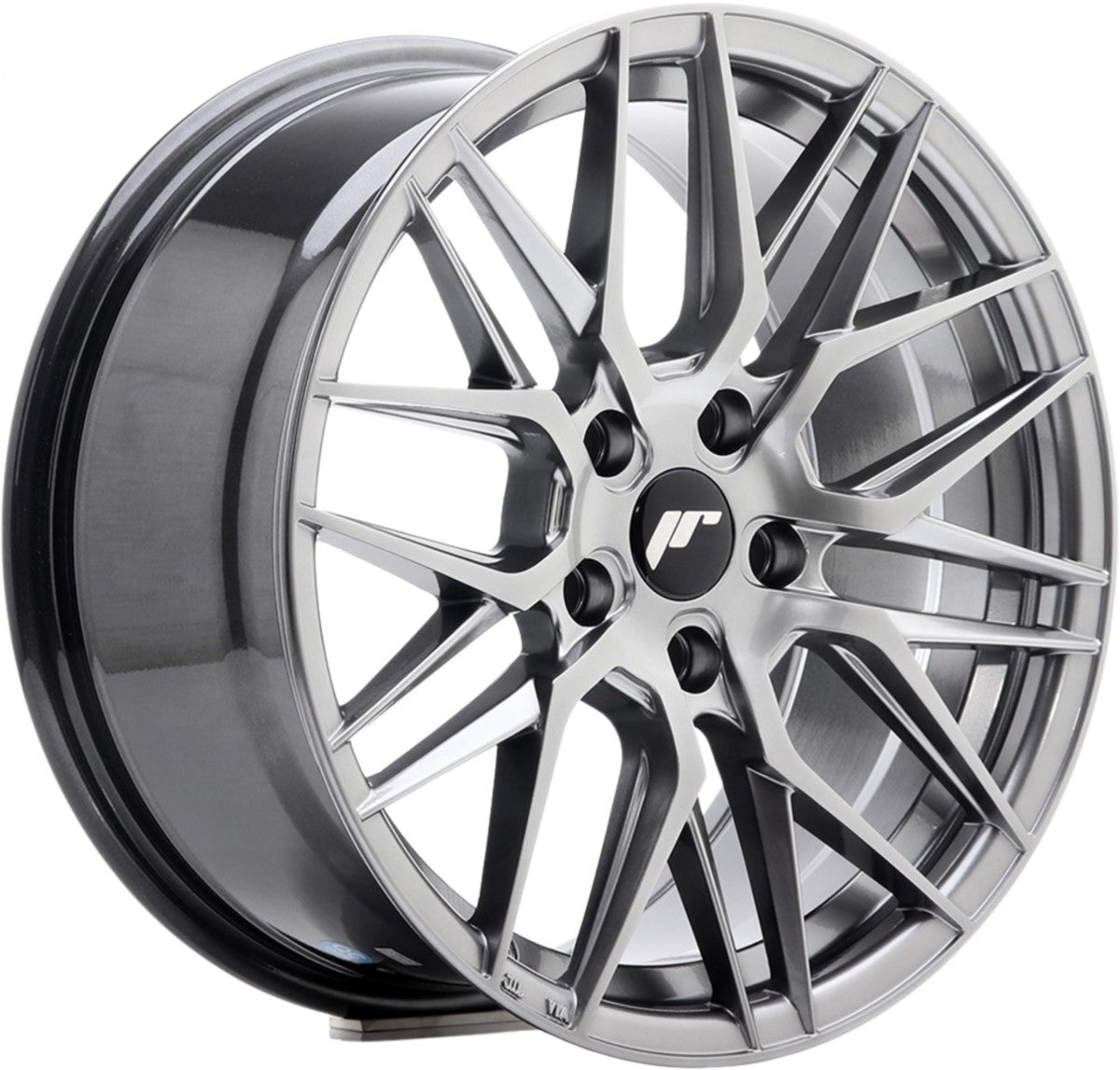 Japan Racing Wheels JR28 hyper black Alufelge 7x17 Zoll ET35 LK 5x100 ML67.1