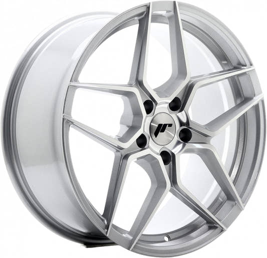 Japan Racing Wheels JR34 silver machined face Alufelge 8x18 Zoll ET42 LK 5x112 ML66.6