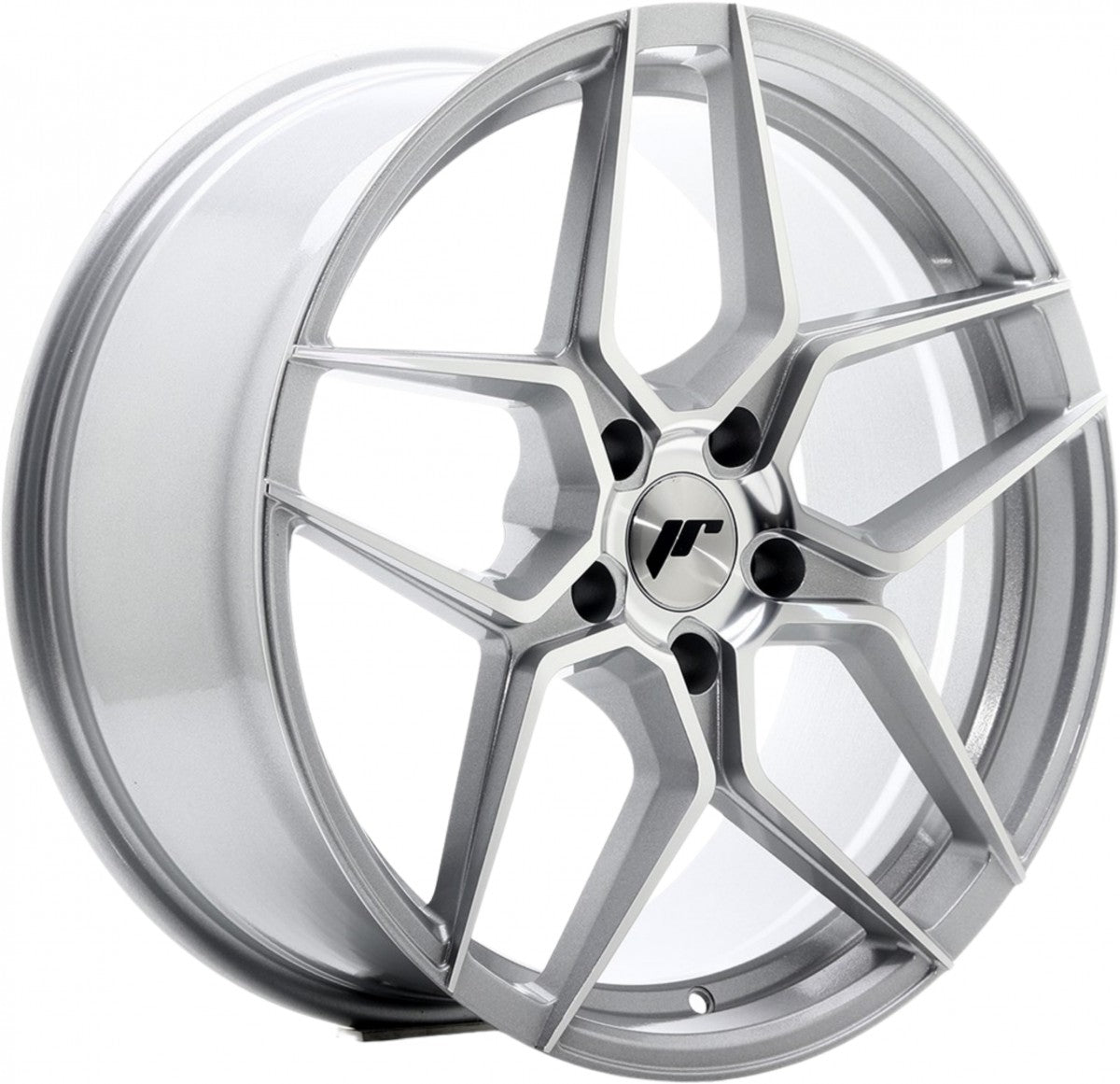 Japan Racing Wheels JR34 silver machined face Alufelge 8x18 Zoll ET42 LK 5x112 ML66.6