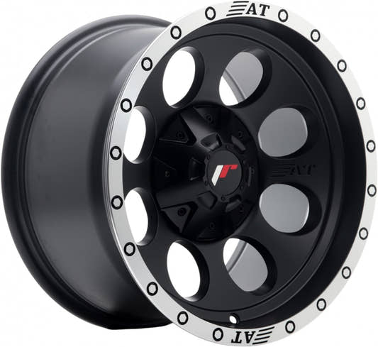 Japan Racing Wheels JRX4 matt black machined lip Alufelge 9x16 Zoll ET0 LK 5x127 ML71.6