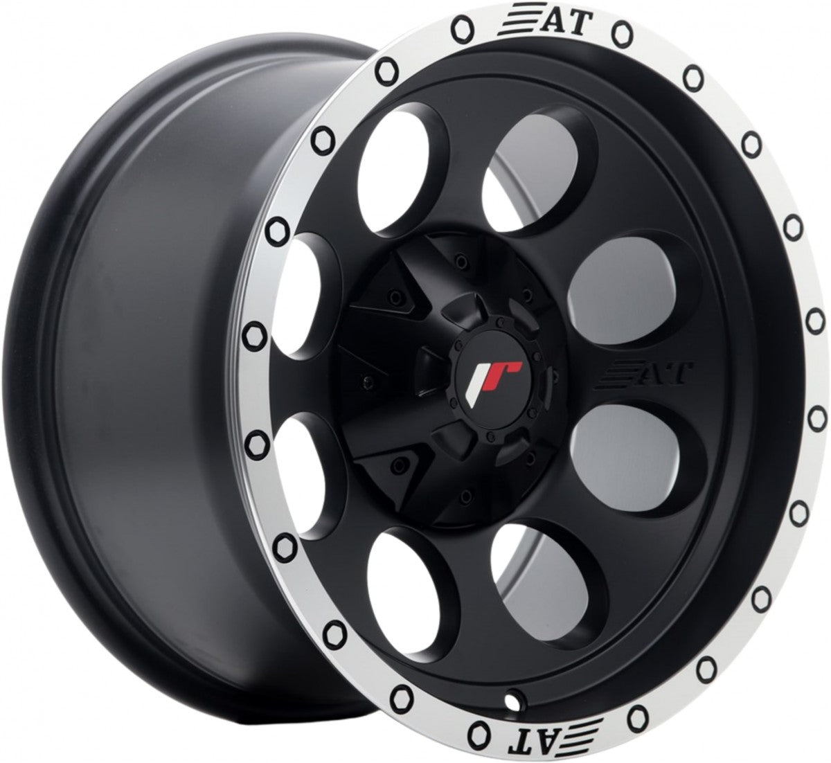 Japan Racing Wheels JRX4 matt black machined lip Alufelge 9x16 Zoll ET0 LK 5x127 ML71.6