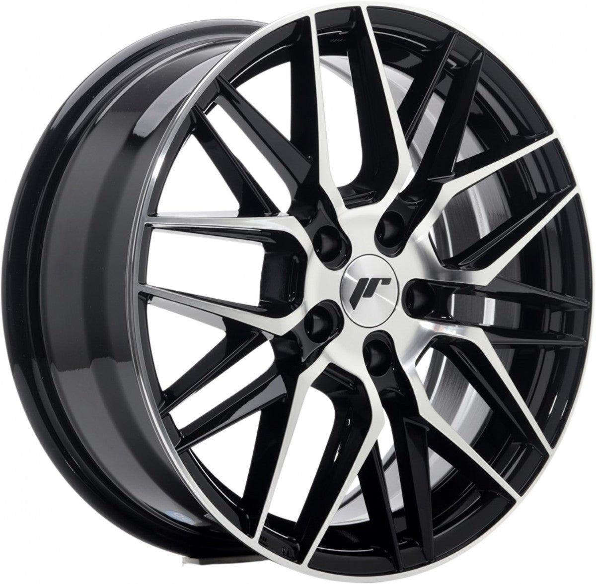Japan Racing Wheels JR28 gloss black machined face Alufelge 7x17 Zoll ET40 LK 4x100 ML67.1