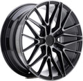 Japan Racing Wheels JR38 black brushed tinted face Alufelge 8.5x19 Zoll ET45 LK 5x114.3 ML67.1