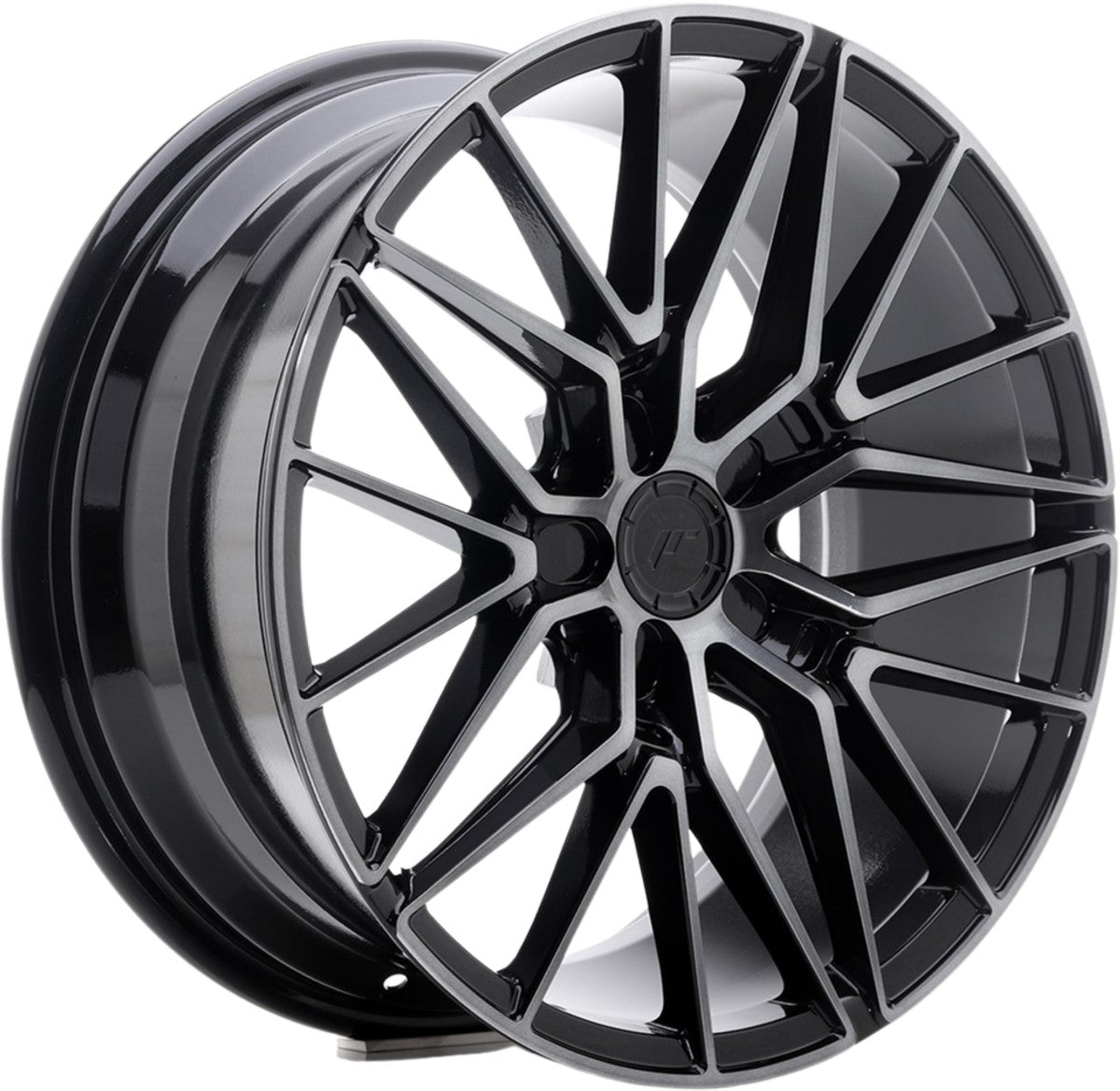 Japan Racing Wheels JR38 black brushed tinted face Alufelge 8.5x19 Zoll ET45 LK 5x114.3 ML67.1